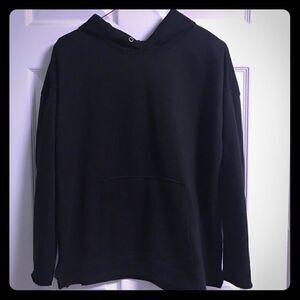 For the republic black loose fit hoodie size Small